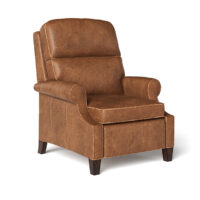The Solon Recliner angled. Made in Toronto Canada.