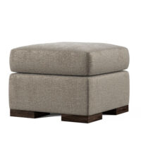 Soho square ottoman designed to pair with Soho Chair from Vogel