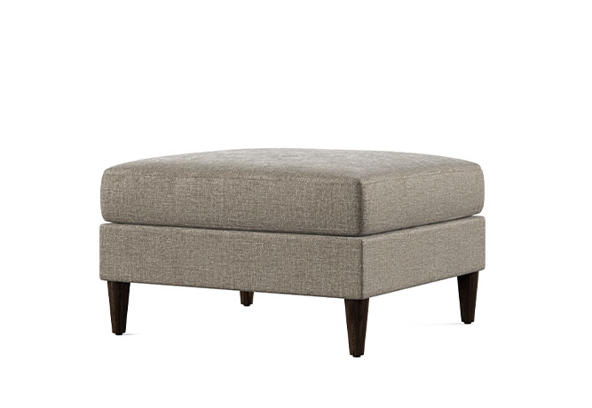 Mid-Century Modern Sectional Ottoman