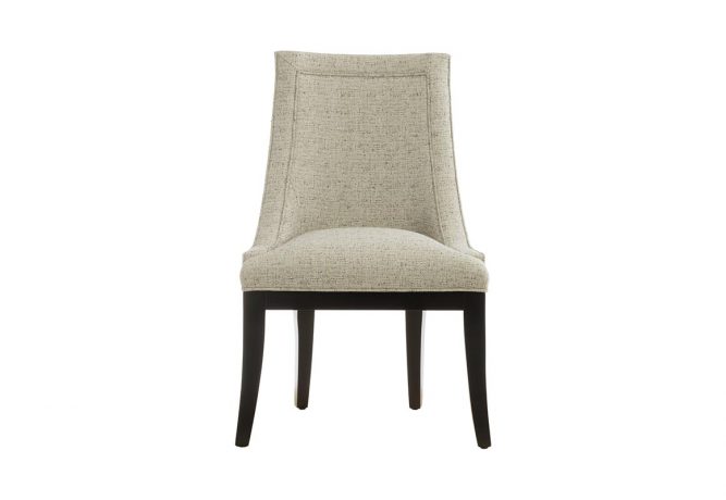 Front view of a classic dining room chair that will be the perfect accent chair for your formal traditional dining room.