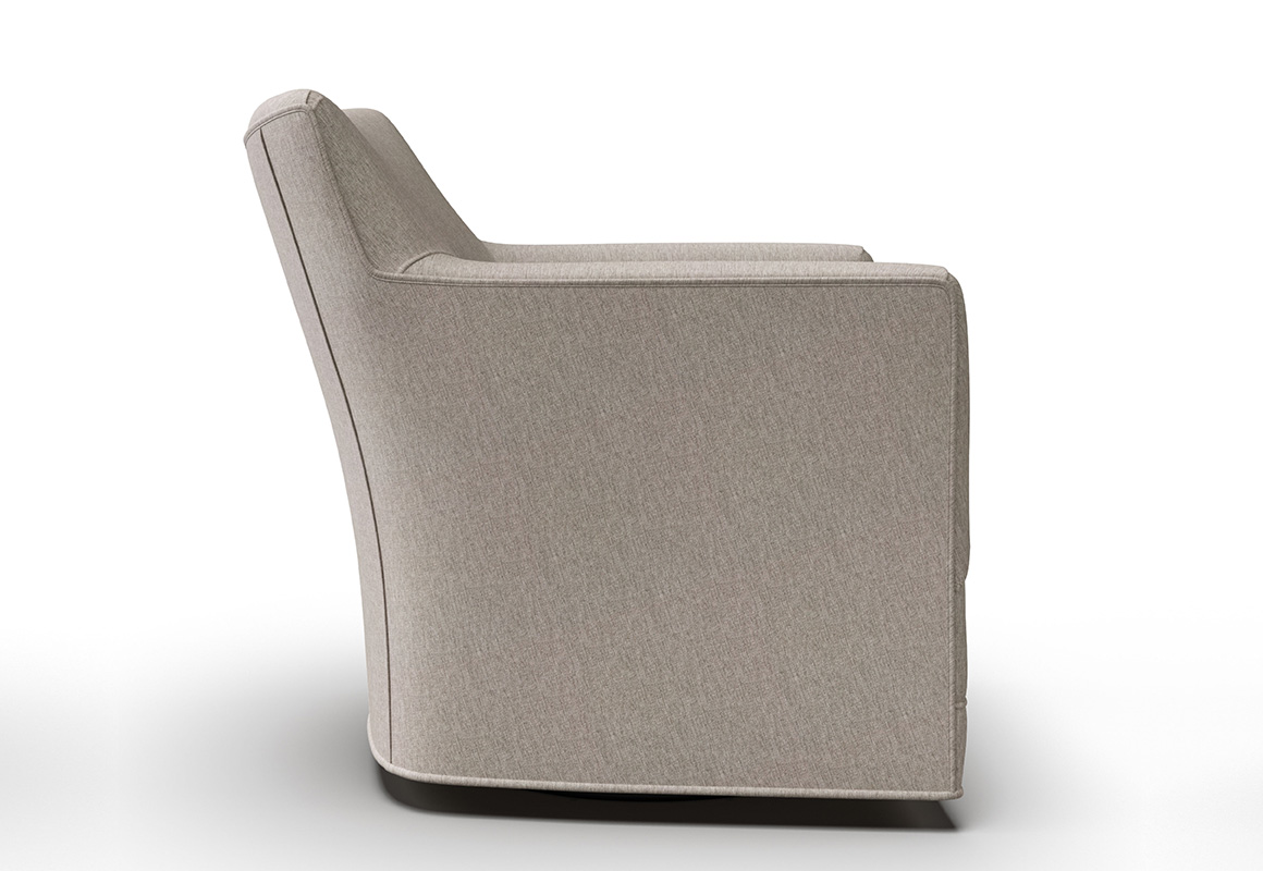 Side shot of the Vogel Clarissa Swivel Glider - Canada made