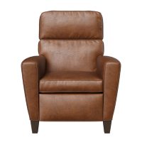 brown leather deluxe recliner