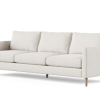 Tribeca mid century modern sofa front side