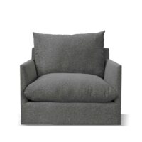 Rockefeller Swivel Lounge Chair Front View