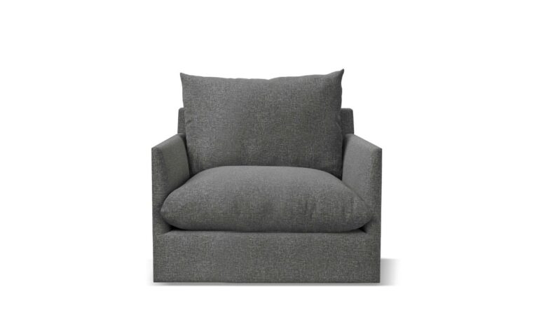 Rockefeller Swivel Lounge Chair Front View