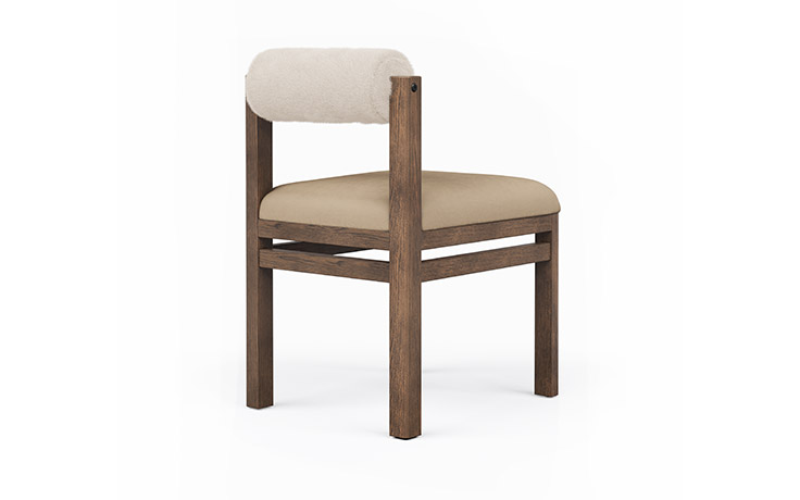 Back angle view of the Marlowe side chair.