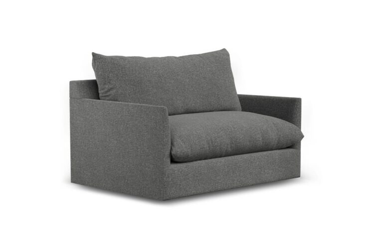 Rockefeller Swivel Lounge Chair Angled View
