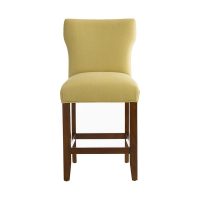 Custom yellow bar stool