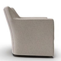 Side shot of the Vogel Clarissa Swivel Glider - Canada made