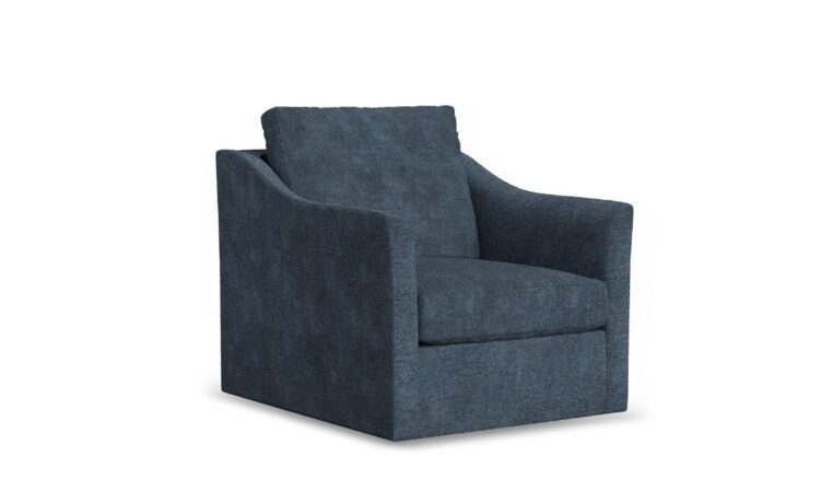 Soho Modern Swivel Lounge Chair Angled View