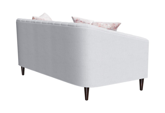 back view of tufted madison loveseat