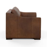 side view of contemporary loveseat