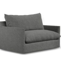 Rockefeller Swivel Lounge Chair Angled View