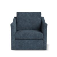 Soho Modern Swivel Lounge Chair Front View