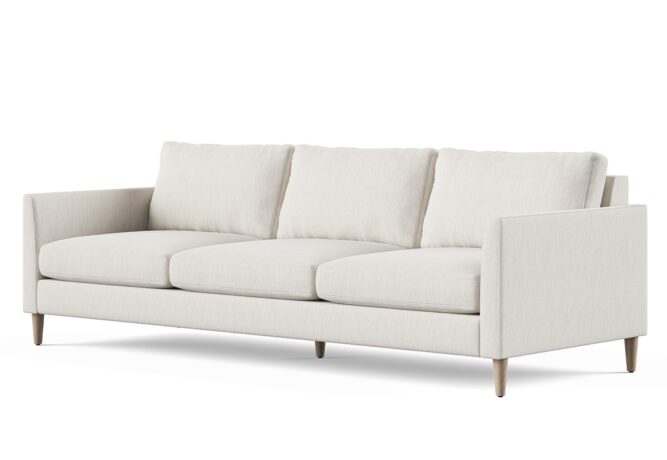 Tribeca mid century modern sofa front side