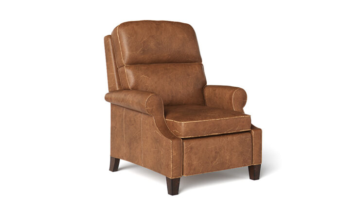 The Solon Recliner angled. Made in Toronto Canada.