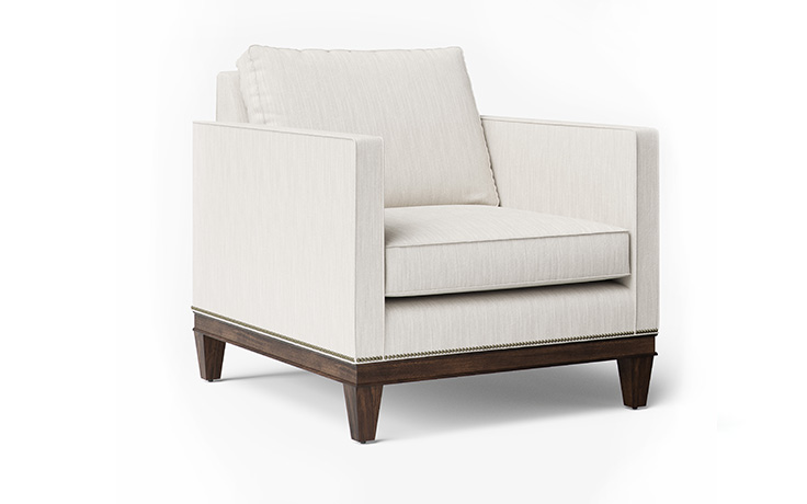Anthony Living Room Accent Chair angled