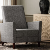 Harvard transitional chair recliner from Vogel in modern living room
