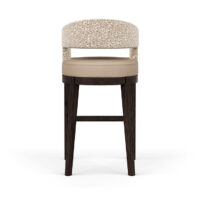 The back of the Zayn bar stool made in Toronto, Ontario.