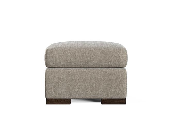 Broadway modern ottoman designed to pair with broadway chair
