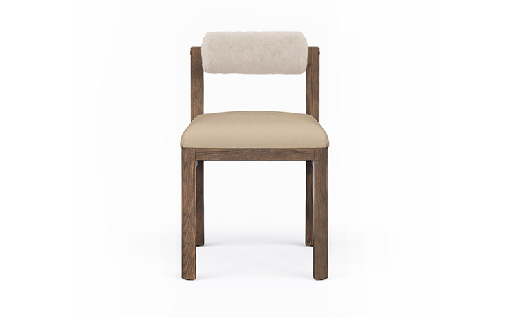 The Marlowe Armless Chair handcrafted in Toronto by Vogel.