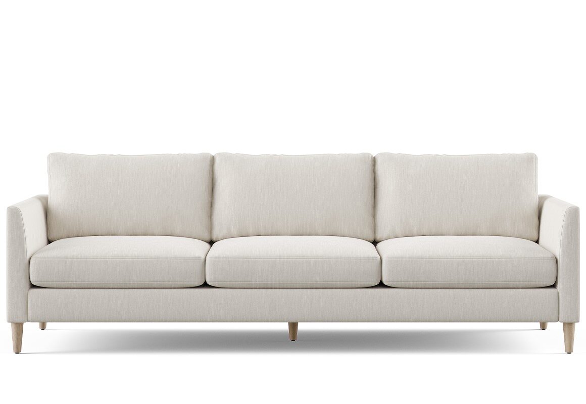 Tribeca mid century modern sofa front