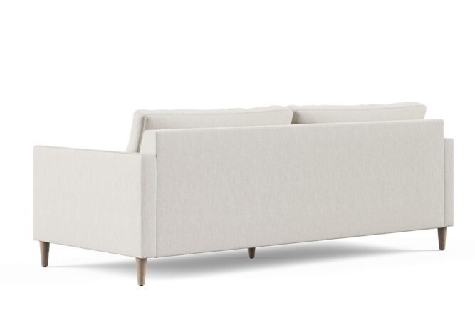 Tribeca mid century modern condo sofa back side