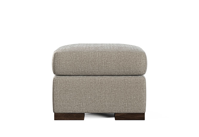 Soho square ottoman designed to pair with Soho Chair