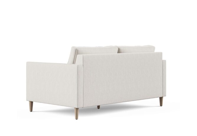 Tribeca mid century modern loveseat backside