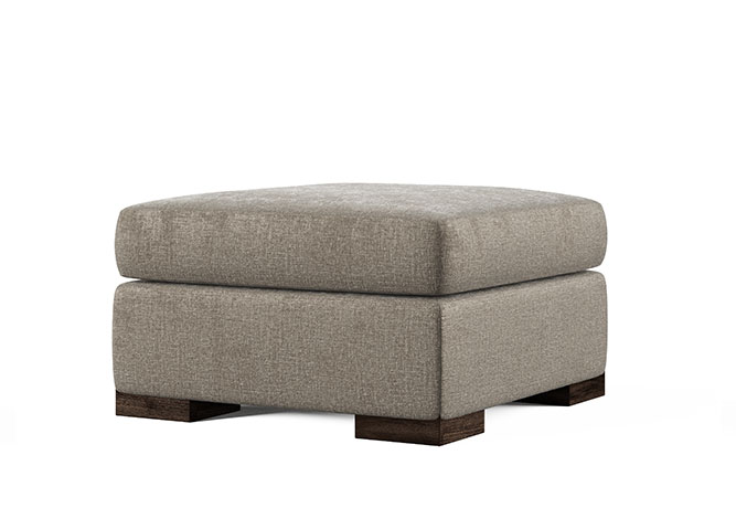 Broadway modern sectional ottoman