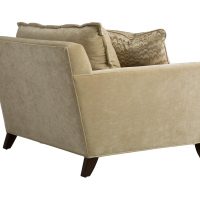 rear view of a customizable chair and a half