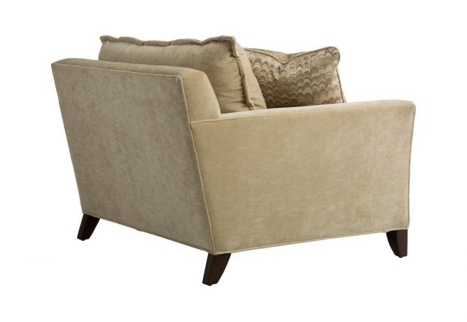 rear view of a customizable chair and a half