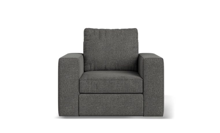 Broadway Modern Swivel Chair Front View