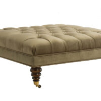 12168 custom tufted ottoman with 5 leg options