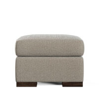 Broadway modern ottoman designed to pair with broadway chair