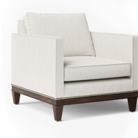 Anthony Living Room Accent Chair angled