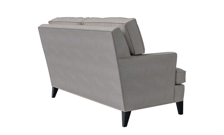 back view of traditional birkley loveseat