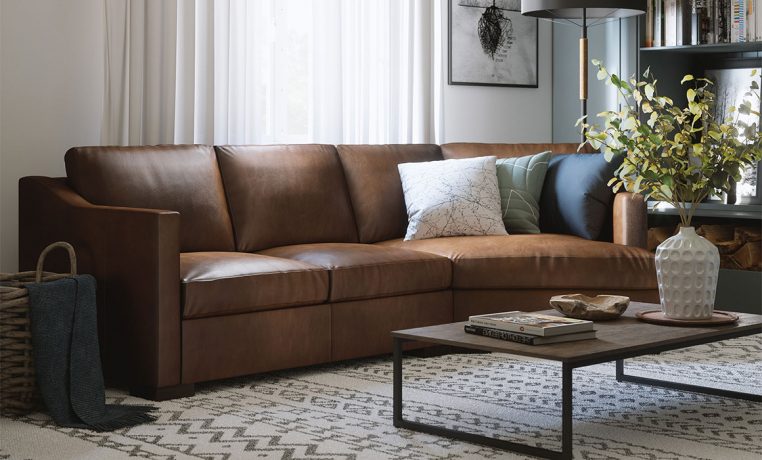 Soho sectional sofa made in Toronto by Vogel.