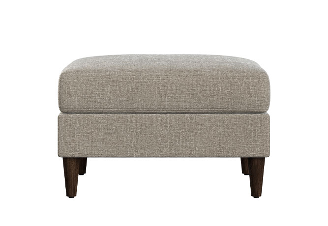 Tribeca mid-century modern ottoman designed to perfectly pair with Tribeca chair