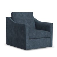 Soho Modern Swivel Lounge Chair Angled View