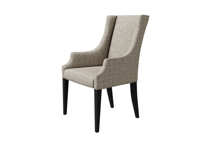 11104 Charlotte Arm Chair - angle