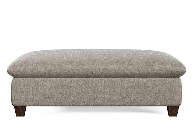 Rockefeller Sectional Ottoman designed to perfectly fit with Rockefeller Sectional