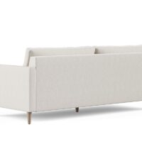Tribeca mid century modern condo sofa back side