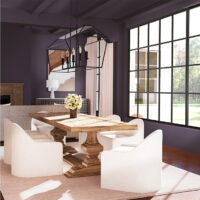 The Amelia chair by Vogel. Made in Toronto, Ontario.